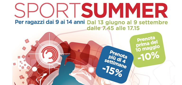 Sport Summer Camp alla piscina Pratogrande