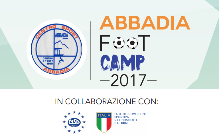 Ultimi giorni per iscriversi all’Abbadia Foot Camp!