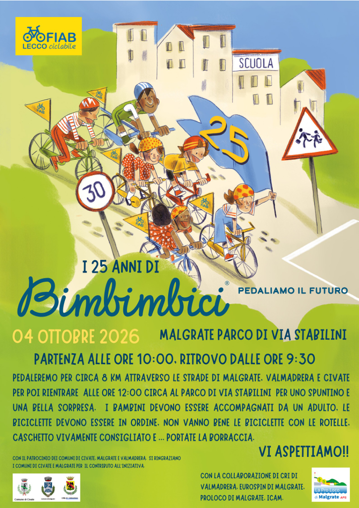 25 anni di Bimbimbici - Pedaliamo il futuro! 1 25 anni di Bimbimbici - Pedaliamo il futuro! 1