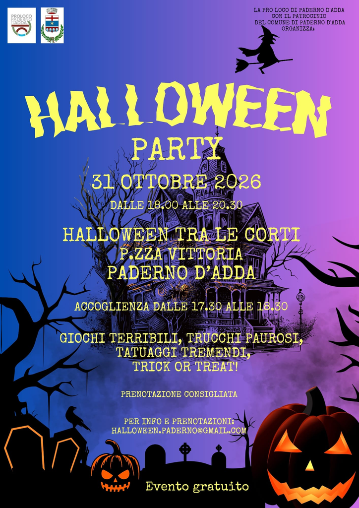 Halloween Party a Paderno d'Adda 1 Halloween Party a Paderno d'Adda 1